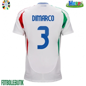 Italien Federico Dimarco #3 Bortatröja EM 2024 Kortärmad